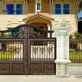 Villa Architectural Fence Metal Door Aluminum Garden Gate